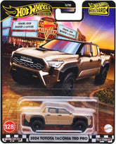Hot Wheels Premium Boulevard 2024 Toyota Tacoma TRD Pro 1:64 Scale Sports Car with Full Metal Body Construction & Real Riders Tires for Collectors